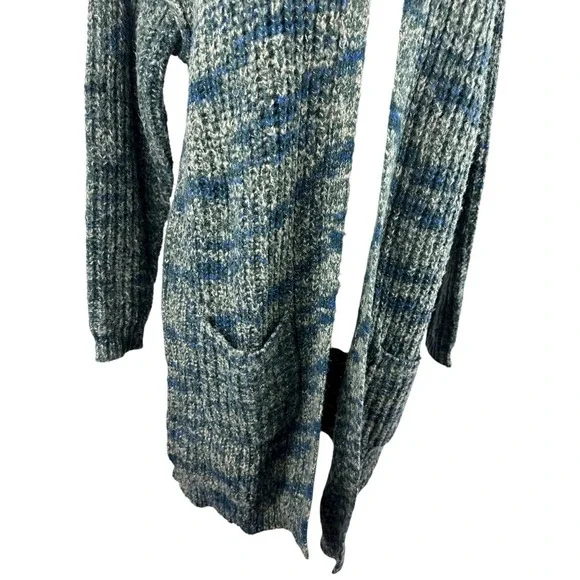 *Flawed Sundance Long Cardigan Sweater Space Dye Duster Hooded Wool Blend Small - Picture 7 of 16